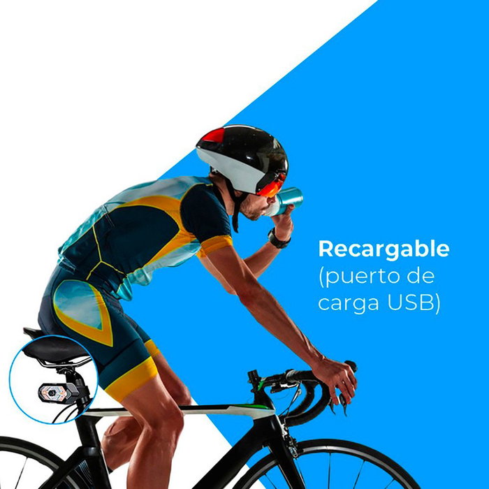 NK Lumière arrière LED pour vélo avec clignotants et télécommande