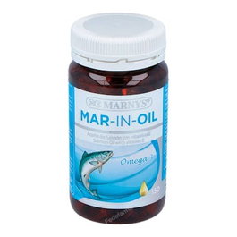 MARNYS Mar In Oil Huile de Saumon 500 mg 150 capsules - Complément Alimentaire Vitamine E