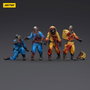 Zombie pack 4 figurines Dark Source Biochemical Lab Team 8 cm