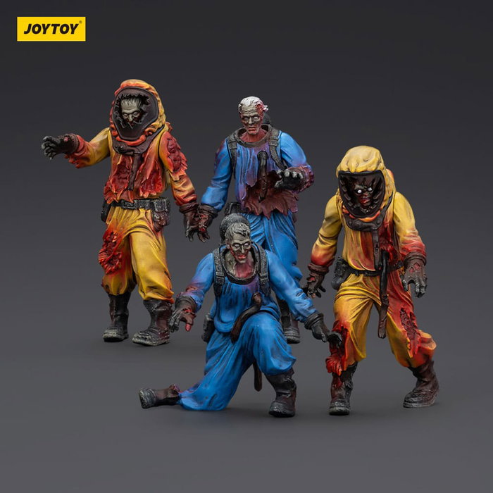 Zombie pack 4 figurines Dark Source Biochemical Lab Team 8 cm Zombie pack 4 figurines Dark Source Biochemical Lab Team 8 cm