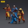 Zombie pack 4 figurines Dark Source Biochemical Lab Team 8 cm