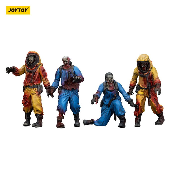 Zombie pack 4 figurines Dark Source Biochemical Lab Team 8 cm Zombie pack 4 figurines Dark Source Biochemical Lab Team 8 cm