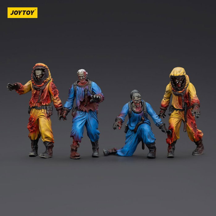 Zombie pack 4 figurines Dark Source Biochemical Lab Team 8 cm Zombie pack 4 figurines Dark Source Biochemical Lab Team 8 cm