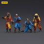Zombie pack 4 figurines Dark Source Biochemical Lab Team 8 cm