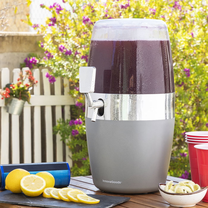 Pack distributeur de bière réfrigérant InnovaGoods et 2 lunettes de soleil enroulables Sunfold France