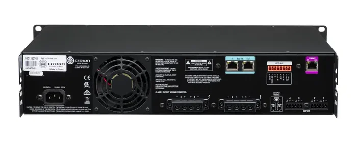 Crown CDi DriveCore 4|300BL Amplificateur 4 Canaux 300W Entrée Analogique + Blu Link