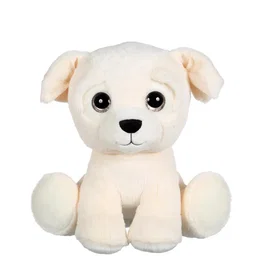 Gipsy Toys Puppy Eyes Pets - Peluche chien crème de 40 cm - Chien en peluche avec grands yeux expressifs - Idéal pour enfants et décoration