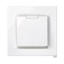 Socle de prise Simon 2p+t monobloc Plastique 230 V 16 A Type F