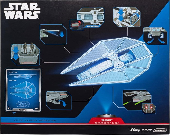 Jazwares Star Wars Véhicule de Collection Dreadnaught Class TIE Reaper Attack Lander 23 cm Jazwares Star Wars Véhicule de Collection Dreadnaught Class TIE Reaper Attack Lander 23 cm