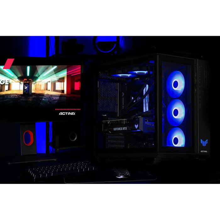 Actina KOMACNGIP0185 PC de bureau Gaming - AMD Ryzen 7 9800X3D, 32 GB RAM, 2 TB SSD, RTX 5090 Actina KOMACNGIP0185 PC de bureau Gaming - AMD Ryzen 7 9800X3D, 32 GB RAM, 2 TB SSD, RTX 5090