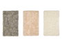 GIFTDECOR Lot de 9 Tapis à Poils Longs Assortis Beige, Crème et Gris, 90x150 cm