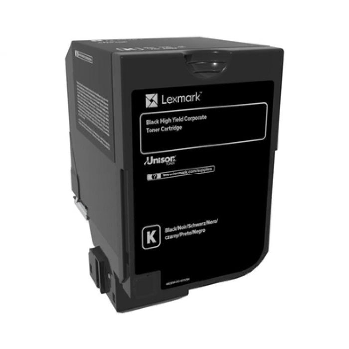 Lexmark 74C2HKE Cartouche Toner Noir Haute Capacité Originale pour Lexmark CS720de CS725de