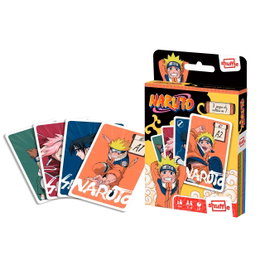 Fournier Jeu de Cartes Shuffle Fun Naruto 3 en 1 (Snap, Familles, Action) - 33 Cartes - Âge 4+ - Instructions Multilingues - Réf. 10037630