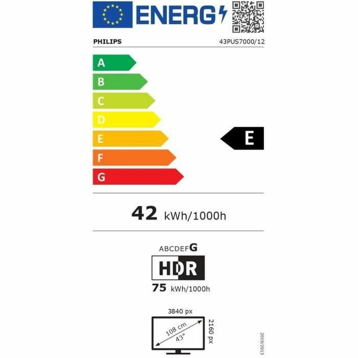 Philips 43PUS7000/12 Smart TV 43'' 4K Ultra HD LED HDR