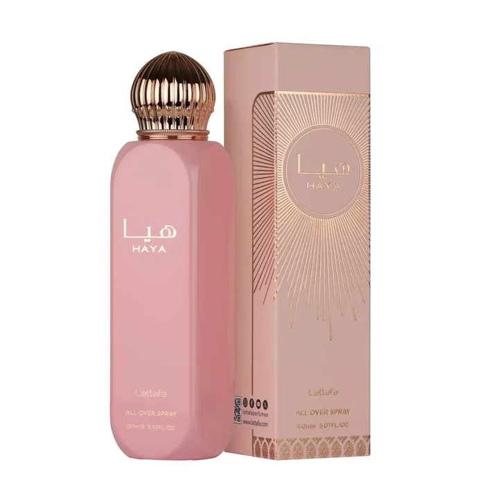 Lattafa Haya Spray corporel pour femmes 150 ml Lattafa Haya Spray corporel pour femmes 150 ml