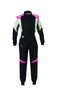 Omp Combinaison de course First Evo Elle My2025 FIA 8856-2018 Noir / Fuchsia Taille 44