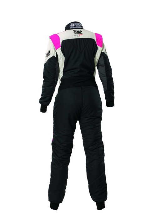 Omp Combinaison de course First Evo Elle My2025 FIA 8856-2018 Noir / Fuchsia Taille 44 Omp Combinaison de course First Evo Elle My2025 FIA 8856-2018 Noir / Fuchsia Taille 44
