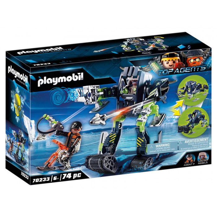 Playmobil Robot de Glace Espions Rebelles de l'Arctique