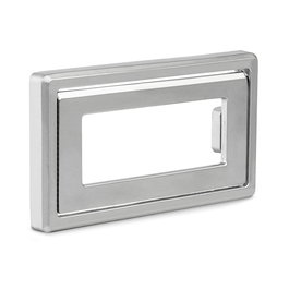 HERRAJES ALK Tirador Nevara en Zamak avec finition Chrome Mat pour meubles et placards