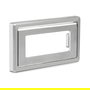 HERRAJES ALK Tirador Nevara en Zamak avec finition Chrome Mat pour meubles et placards