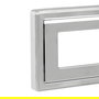 HERRAJES ALK Tirador Nevara en Zamak avec finition Chrome Mat pour meubles et placards