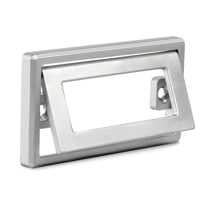 HERRAJES ALK Tirador Nevara en Zamak avec finition Chrome Mat pour meubles et placards HERRAJES ALK Tirador Nevara en Zamak avec finition Chrome Mat pour meubles et placards