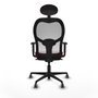 Piqueras y Crespo Chaise de Bureau 1D036G1 Bordeaux