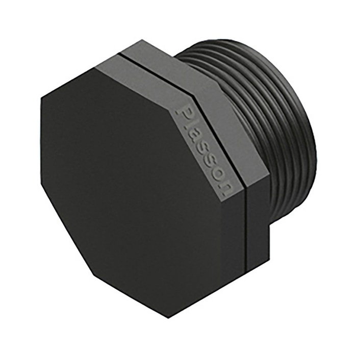 Plasson Bouchon à filetage mâle 1/2 pulg en polypropylène Plasson Bouchon à filetage mâle 1/2 pulg en polypropylène