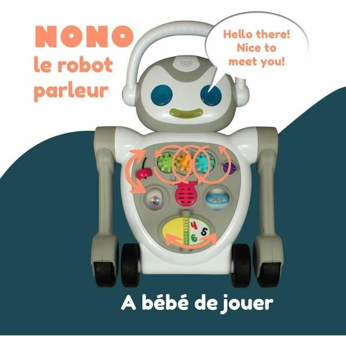 Bambisol Trotteur marcheur Nono le Robot - Blanc Bambisol Trotteur marcheur Nono le Robot - Blanc