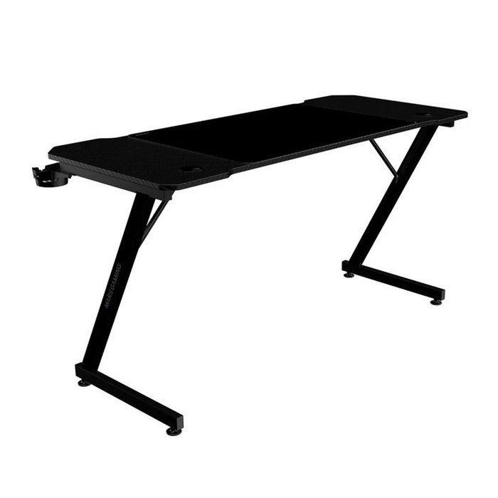 Mars Gaming Bureau Ergo MGD-X140 140x60 cm avec Tapis de Souris, Structure Acier, Support Casque et Bouteille