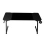 Mars Gaming Bureau Ergo MGD-X140 140x60 cm avec Tapis de Souris, Structure Acier, Support Casque et Bouteille