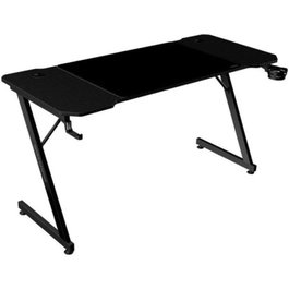 Mars Gaming Bureau Ergo MGD-X140 140x60 cm avec Tapis de Souris, Structure Acier, Support Casque et Bouteille