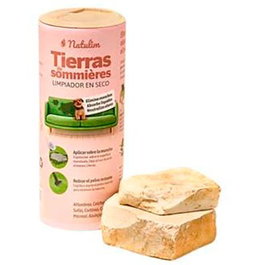 Natulim - Terre de Sommières 300 g, Argile Naturelle Absorbante, Nettoyant à Sec pour Taches de Graisse et d'Huile, Élimine Odeurs d'Urine et de Tabac, 100% Naturel et Biodégradable