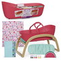 Zapf Creation Poupée Baby Born Moïse 3-en-1 avec Coussin, Drap et Couverture, Berceau/Bassin/Lit d'appoint, Figurine non incluse