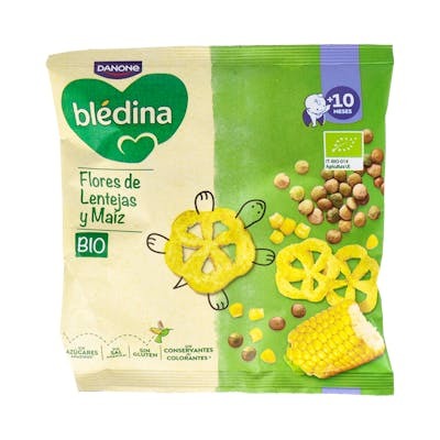 Bledina Bio Snack Lentilles au Maïs 20G Bledina Bio Snack Lentilles au Maïs 20G