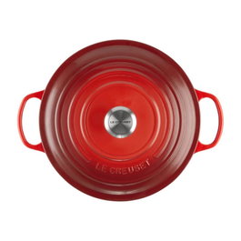 Le Creuset Signature Rôtisseur rond 22 cm cerise