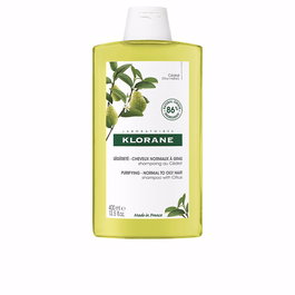 Klorane Shampooing Léger au Citron pour Cheveux Normaux/Gras - 400 ml