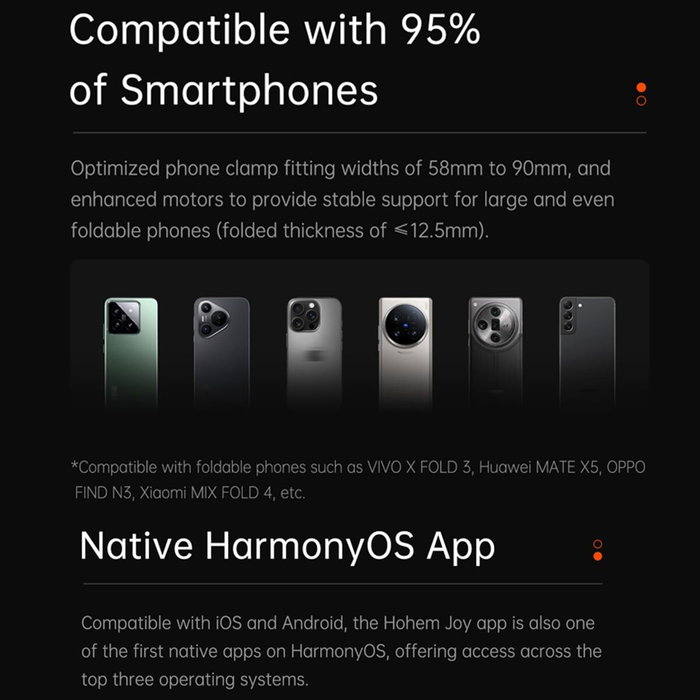 Stabilisateur de Caméra pour Smartphone Hohem HPG-M7