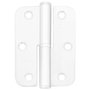Jandel Pernio Canto Redondo 90-65-2,5 Blanco/Laton - Angle de mur droit/gauche, finition blanc, main droite
