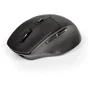 Port Designs Souris Sans Fil 900715 PRO, Bluetooth et 2.4 GHz, Rechargeable, 5 Boutons, 6 Mois d'Autonomie, Ambidextre, Noir - Compatible Windows, Mac, Android