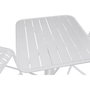 Ensemble Table + 2 Chaises Home ESPRIT Blanc Métal polypropylène 60 x 60 x 102 cm