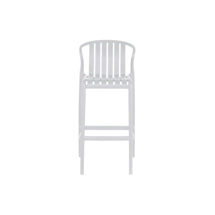 Ensemble Table + 2 Chaises Home ESPRIT Blanc Métal polypropylène 60 x 60 x 102 cm