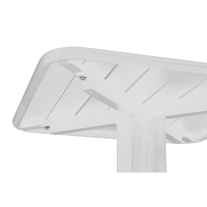 Ensemble Table + 2 Chaises Home ESPRIT Blanc Métal polypropylène 60 x 60 x 102 cm