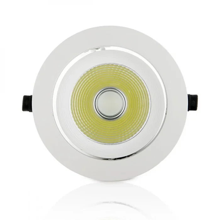 Foco Downlight LED 40W 5.000Lm 6000ºK Circular Orientable Blanco Frío