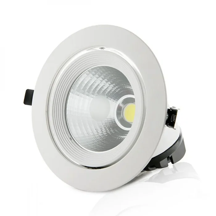 Foco Downlight LED 40W 5.000Lm 6000ºK Circular Orientable Blanco Frío