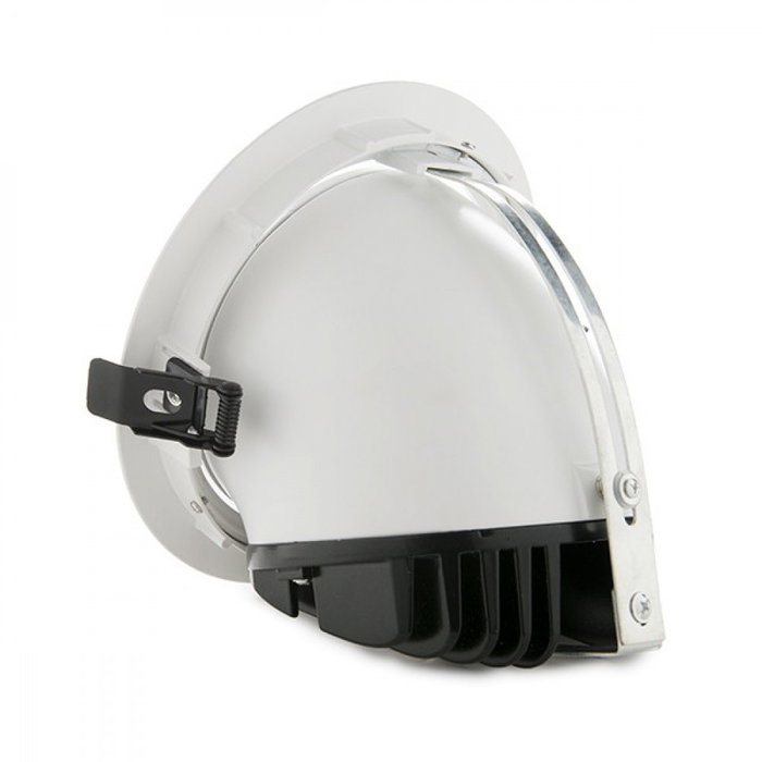 Spot LED Downlight Circulaire COB 40W 6000K Blanc Froid Orientable