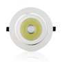 Spot LED Downlight Circulaire COB 40W 6000K Blanc Froid Orientable