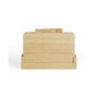 Livoo Set de 4 planches à découper MES142 en bois d'hévéa avec support