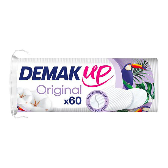 DEMAK UP Disques démaquillants, 60 disques