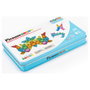 PICASSO TILES Jeu de construction avec 50 blocs magnétiques en plastique, pour créations géométriques 3D, apprentissage des couleurs et développement spatial